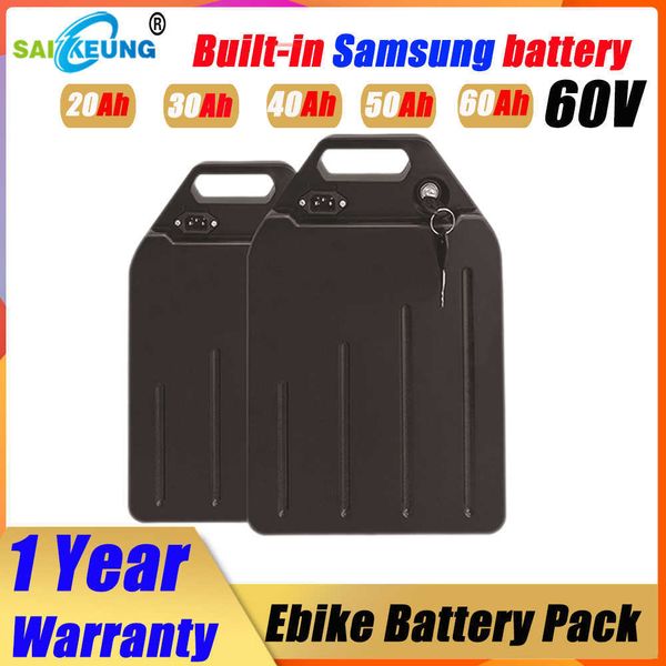 Batterie 60V 40AH 30AH 20AH 3000W 25AH Scooter Lityum Pil Paketi Obudowa Baterii Ebike Fietsaccu Lithium 18650 ACLUMIL