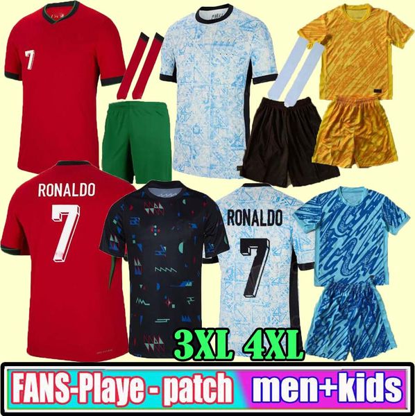 Portuguesa 2024 Tracksuits Portugal soccer jersey RONALDO FERNANDES DIOGO J. DANILO Portugals 24 25 Joao Felix Portuguese BERNARDO World Cup