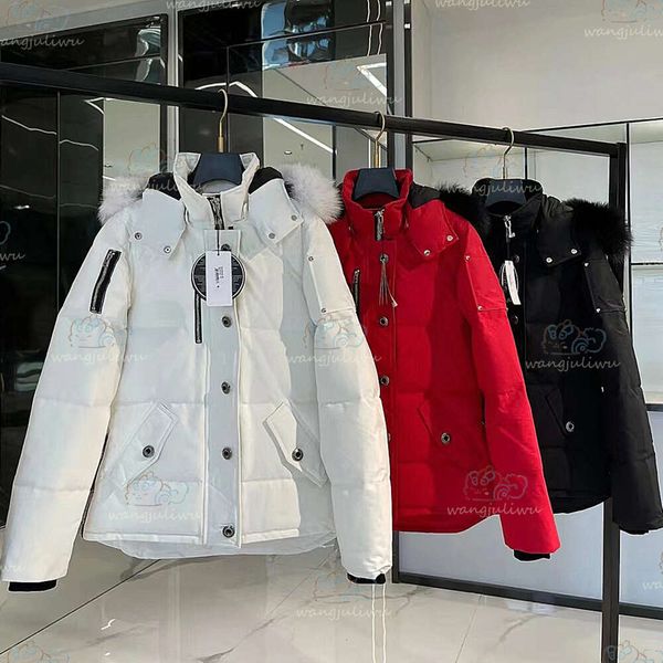 Canada Men&#039;s Down jacket MOOSE coats High Real Fur Mens Canadian 3Q Parka G Men&#039;s Down Parkas Down jacket mens fur collar parka wi