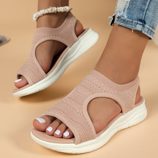 Plus Fashion Size 43 Women&#039;s Shoes Summer New Comfort Casual Sport Wedge Women Platform Sandals 5087