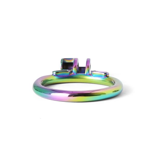Spare Part Steel Rainbow Ring for MAMBA Cage Male Chastity Device 241220