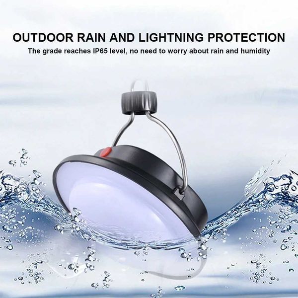 New Arrival 40 D portable tent cam night work light outdoor 3-mode umbrella night light hiking light AAA or 18650 battery Z241121