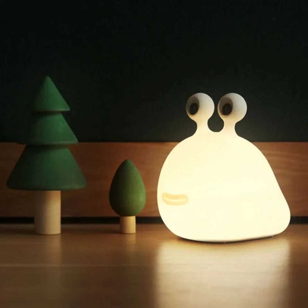 Cartoon Baby Night Lamp Rechargeable LED Lights - Cute Slug Bedro Nightlights - Child Tea Gift Led lights for ro Led Dad Z250113