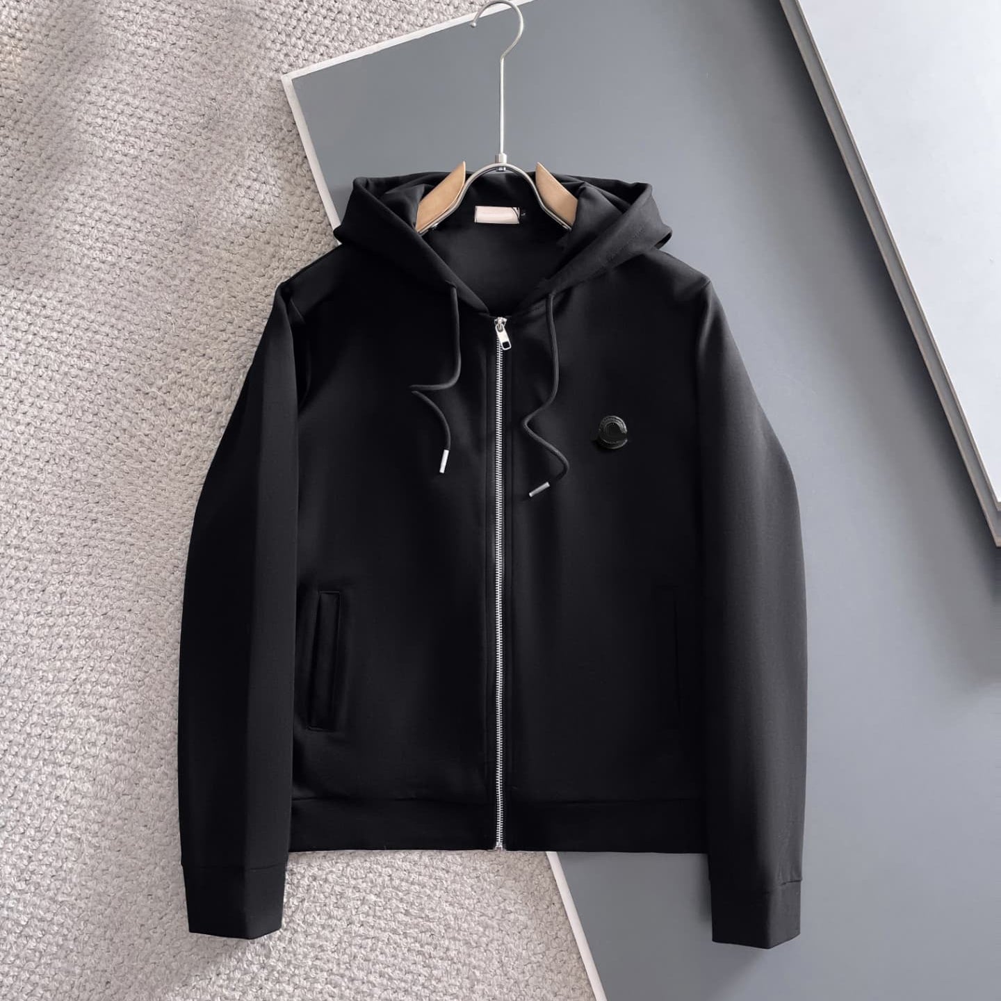 Mens Autumn and Winter Solid Color Hoodiepants Two-piece Set Fashionable Casual Sports Set Size m-3xl