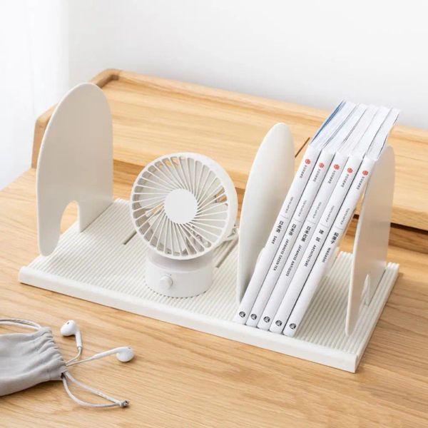 Useful Table Shelf Anti-deformed Small Bookshelf Non-Slip Book Storage Simple Table Shelf Children Desk Office Bookcase