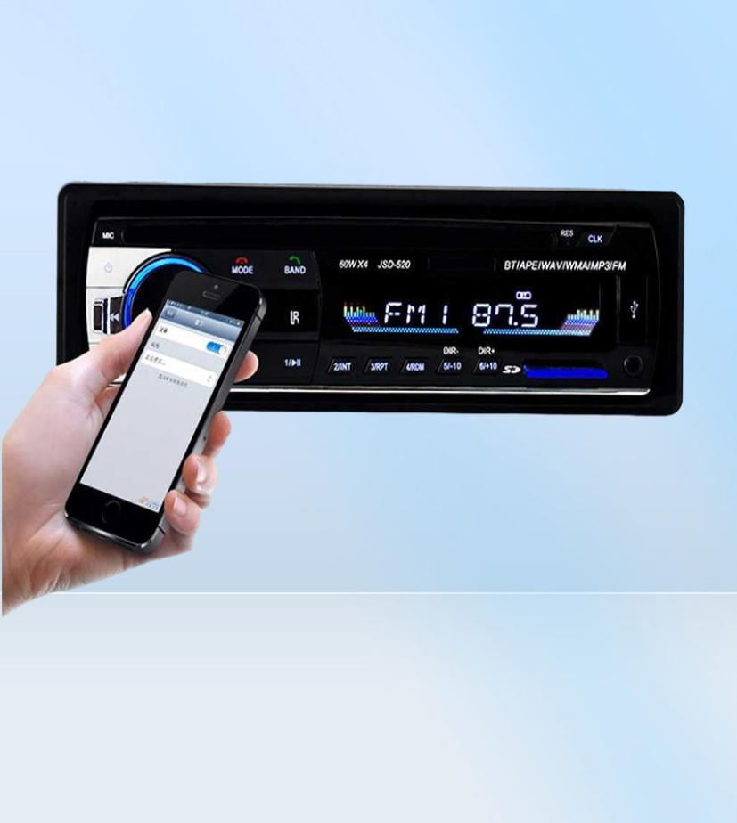 Other Auto Electronics Podofo Autoradio Car Radio Stereo Bluetooth FM Aux Input Receiver SD USB JSD-520 12V In-dash 1 din o MP3 Multimedia Player 09