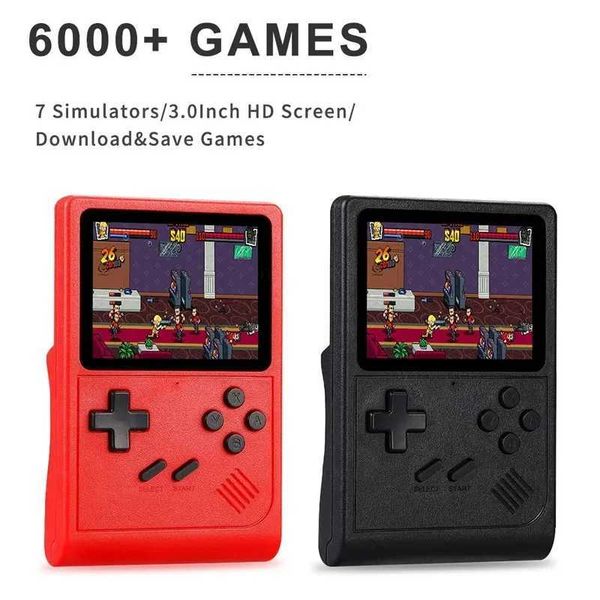 Game machine GB300 Portable Handheld Game Player 3 Inch Video Game Console Built-In 6000 Games For Sfc-md-gba Retro Tv Game Player Av Output