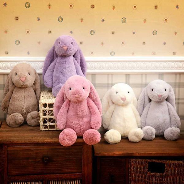 Plush Dolls Lovely Sweet Plush Rabbit Cushion for Children Lovely Sleep Cushion Christmas Day Gift Creative Long Wholesale FG249 28 3Y241216