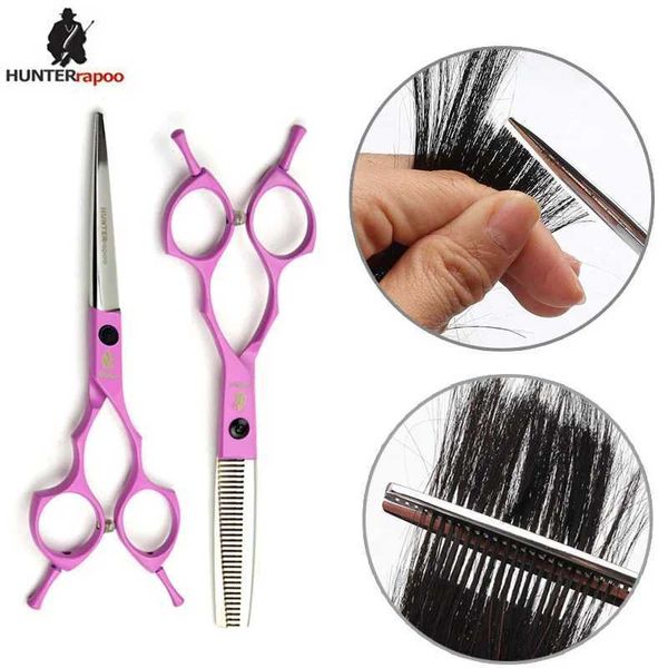 5.5 6 and 7 inch HT9170 Stainless Steel Hair Scissors Thinning Shears Kit For Hairdressing Salons Haircut Barber TrimmerM240801