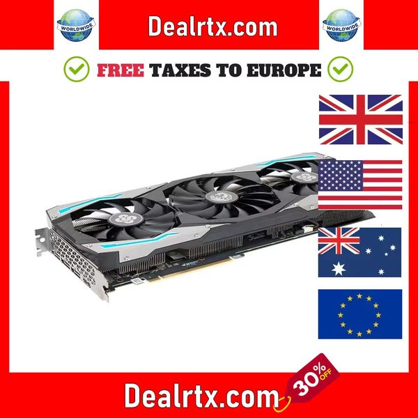 USED Full New RTX 3060 12GB GDDR6 NVIDIA GPU 192bit DP*3 PCI Express X16 4.0 Gaming Video Graphics Card Desktop Computer Card