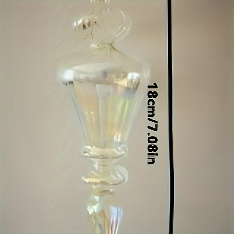 TEMU Set-2pcs, Colorful Christmas Glass Decoration Pendants, Christmas Tree Pendants, Christmas Pendants, L: 18cm