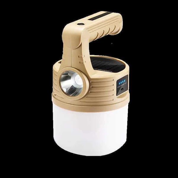 Outdoor isure handheld garden light cam light d solar charging waterproof tent light M241121