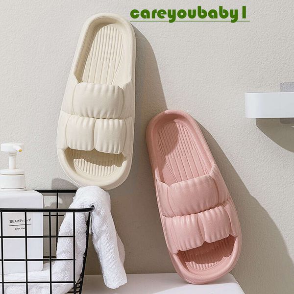 Thick Sole Flat Bottom Bathroom Home Slippers Fashion Soft Sole EVA Indoor Women Sandals Summer Non Slip Slippers Tg22 92E