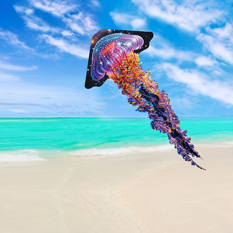 TEMU Jellyfish Kites, Lighthouse Jellyfish Kites, Large Kites, Colorful Kites Suitable For Outdoor Games And Entertainment.