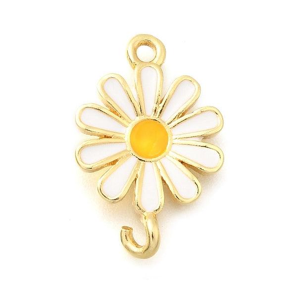 Messing Emaille Blumenglieder Verbinder Charms