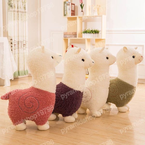 28CM Kawaii Plush Alpaca Toys Fashion Animal Soft Stuffed Dolls Lovely Alpaca Pillows Birthday Xmas Gift for Child Girls