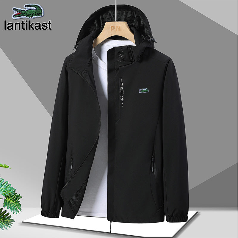 Hoodie Jacket Coat Tracksuit Designer Men&#039;s Clothing Autumn Winter 2025 American Style Trendy Hoodie Men&#039;s Solid Color Fleece Thickened Se