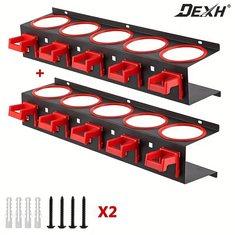 TEMU 2pcs Spray Bottle Holder Wall Mounted, Spray Bottle Storage Rack, Auto Tool Storage Rack, Tool Spray Bottle Holder Rack, Without Battery