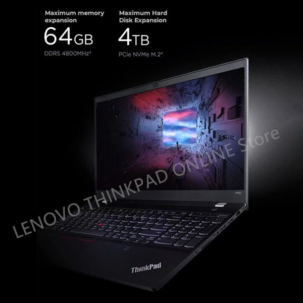 Lenovo ThinkPad P15v 2022 Laptop i7-12700H NVIDIA T1200 4GB GDDR6 16G+512G-1T SSD 15.6-inch 300nit Designer Dedicated Laptops