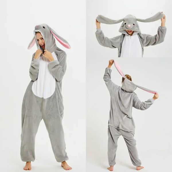 Adults Animal Unicorn Pamas Kigurumi Rabbit Cartoon Onesie Kids Sleepwear Homewear Nightie Wolf Panda Anime Blanket Overalls 241008