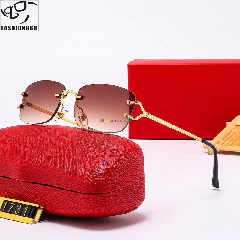 sunglasses for women desinger top quality glasses designers men with box frame square mirror Lens driving outdoor sports travel beach color changing