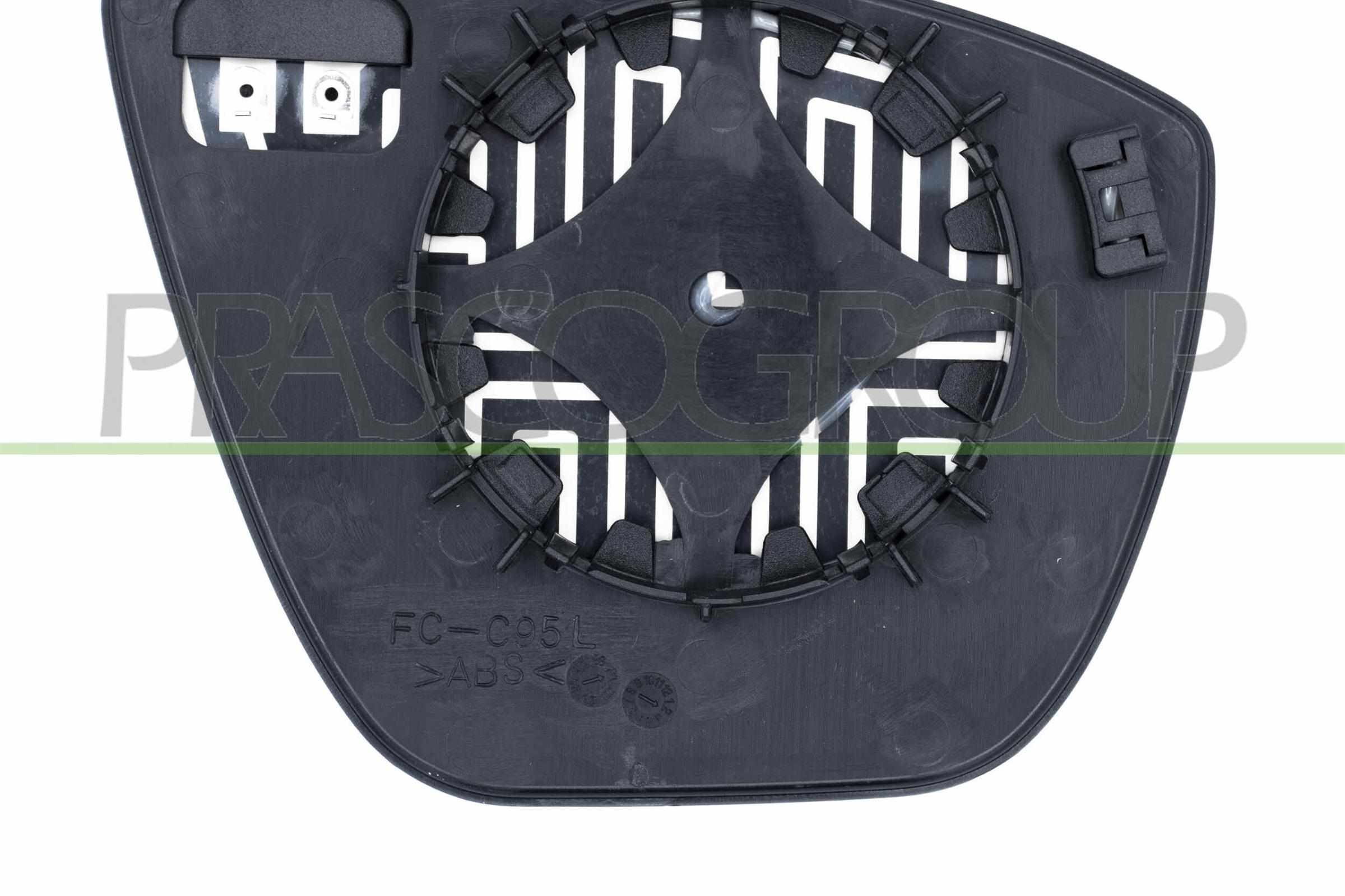 Mirror Glass, exterior mirror PRASCO FD0107514