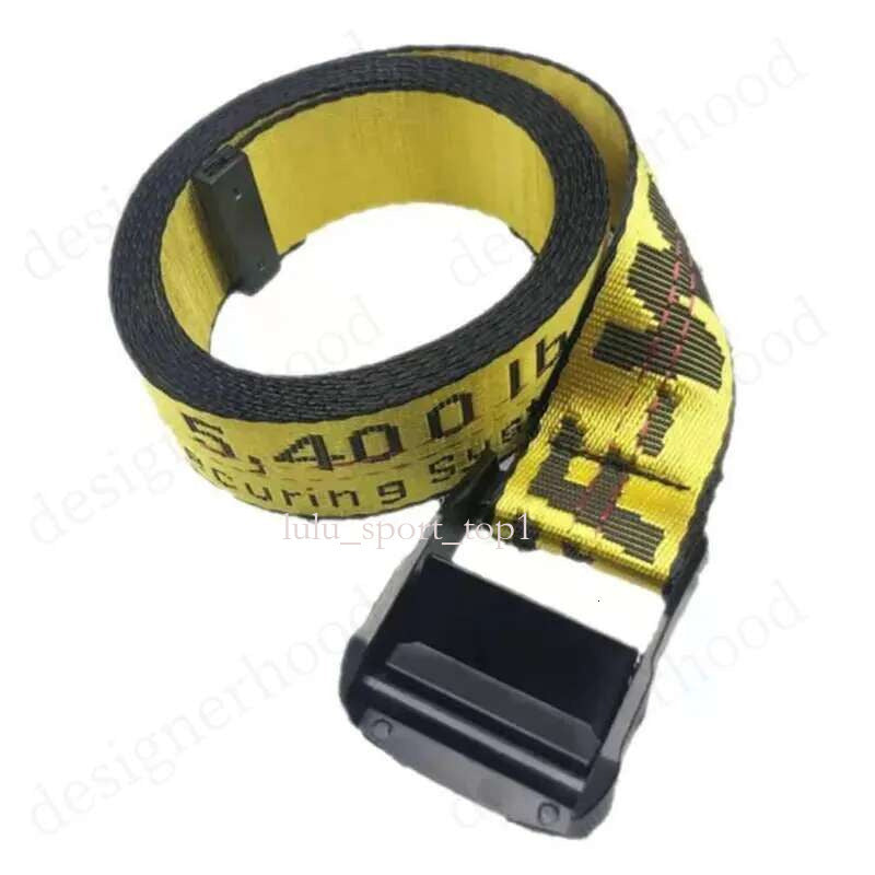 Off Belt Whitebelt Fox New Fashion Luxury Woman Wrestle Yellow White belt Designer Canvas For Men And Womens Outdoor Sports Couple Offend Designer&#