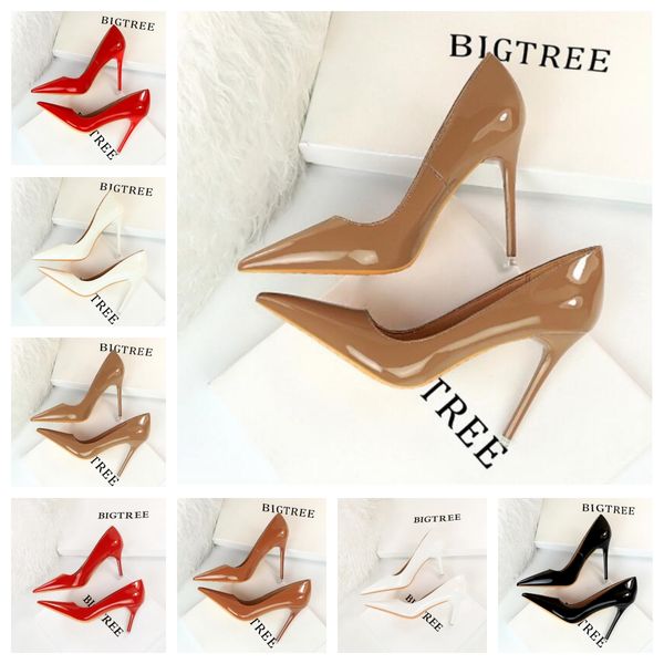 Womens Designer Dress Shoes Pumps Heels Loafers Big Size Stiletto Peep-toes Sandals Luxurys Patent Leather High Heel Sneakers Loafers With B