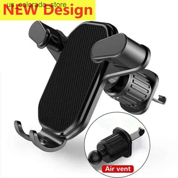 Cell Phone Mounts Holders Car Phone Holder Stand Air Vent Gravity Car Mount G Smartphone Mobile Cell Support In Car Bracket for iPhone Samsu