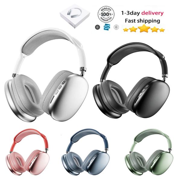 Max Headphones Cell Phone Wireless Earphones headphones Stereo HIFI Super Bass Headset Chip Voice prompt Bluetooth earphone P9 pro max B1 MA