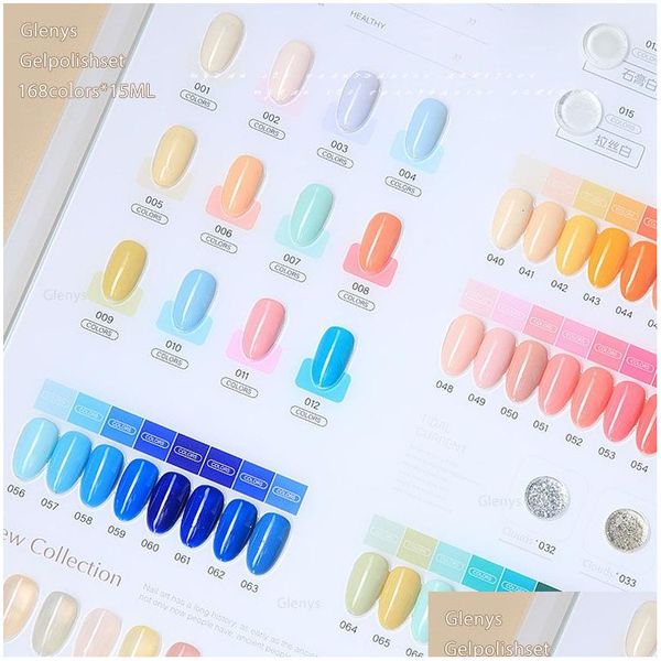 Nail Art Templates 168 Color Muge 2023 New Naked Jelly Gel Potherapy Shop Oil Wholesale Drop Delivery Health Beauty Salon Otqze