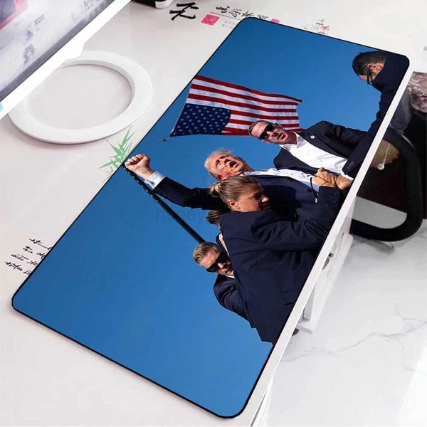 US Election Trump 2024 Mousepad HD Printing Computer Gamers Locking Edge Non-slip Mouse Pad XXL90x40cm Keyboard PC Desk PadM240802