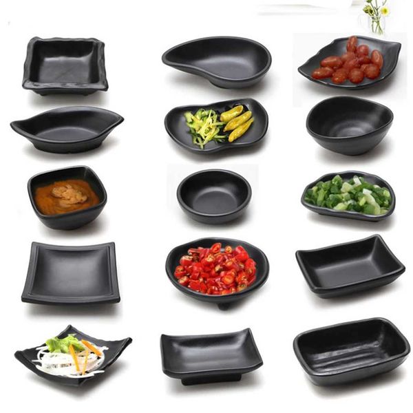 1 Piece Small Sauce Dip Bowl Snack Plate Holder Food Serving Tray Sushi Mustard Seasoning Dish Tableware Dipping Sauce Supply Y240902