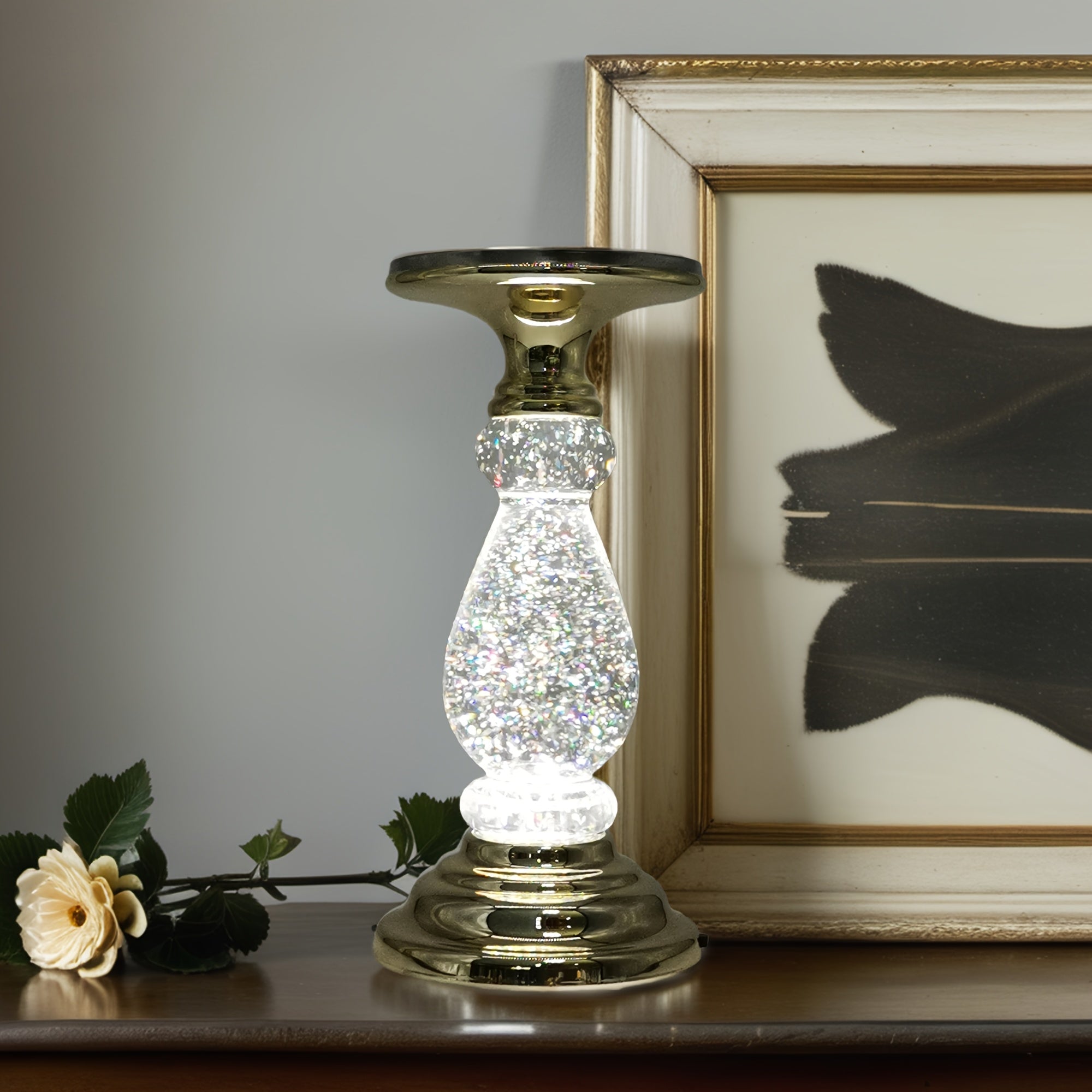 TEMU Candle Holder, Water Lantern Candle Holder Table Centerpiece Decor Candlestick Holders For Party Wedding Housewarming Birthday Anniversary