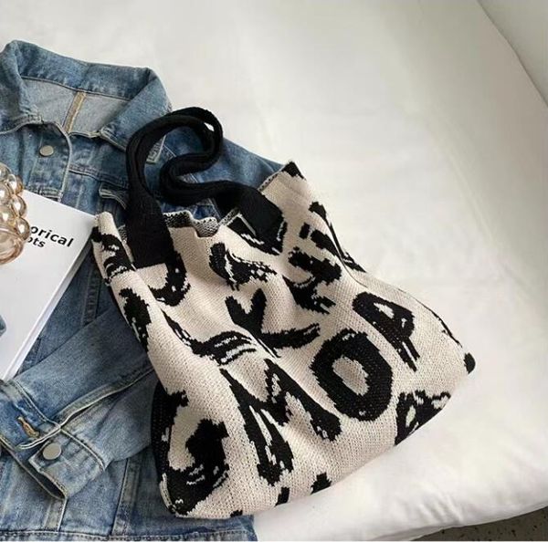 Version Simple Korea Style Versatile Stylish Shoulder Crossbody Tote Bags Large Capacity Free Shipping