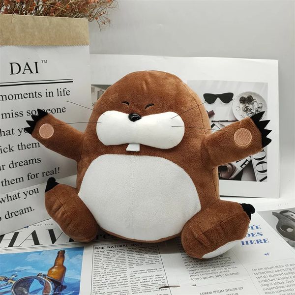 20cm Monty Mole Plush Toys Cute Soft Stuffed Cartoon Pillow Dolls Kawaii For Birthday Christmas Gift 241204