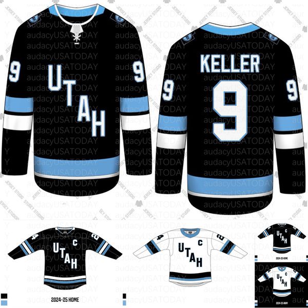 Stitched 2024-25 Season utah hockey club hockey jersey 9 Clayton Keller 8 Nick Schmaltz 63 Matias Maccelli Lawson Crouse Logan Cooley Connor