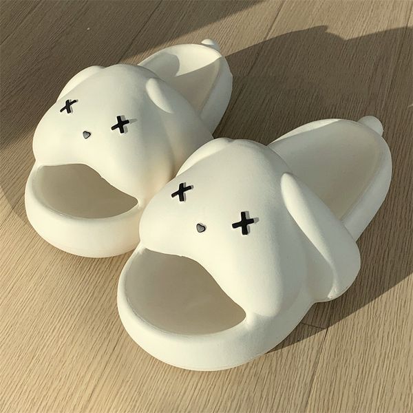 2024 New cartoon Slippers Ladies Summer Shoes Cute Bear slippers Indoor Street sandals Girls Beach shower slide