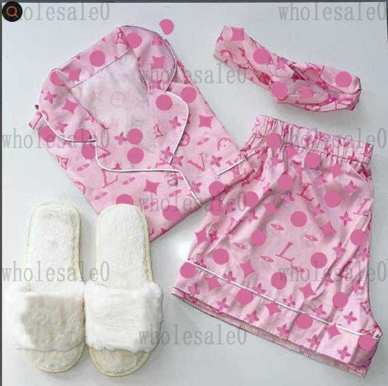 Designer Short Pajama Sets Women&#039;s Sleepwear Home Suit Fashion casual Vintage full print pajamas Tees Shorts Set Pajamas New printed pajamas OT