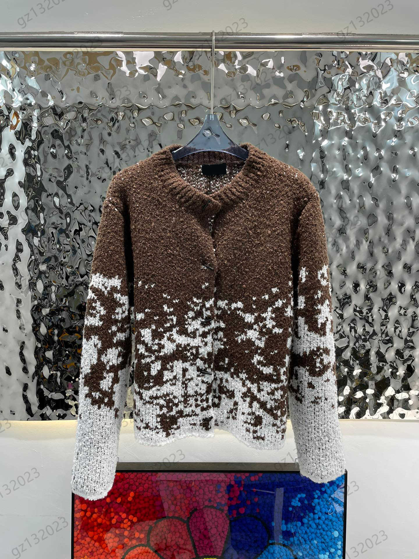 Cardigans Womens Sweater Thread Round Collar Long Sleeve Knit Sweaters Fashion Designer Classics Match Colors Autumn Winter Warm Women Apparel