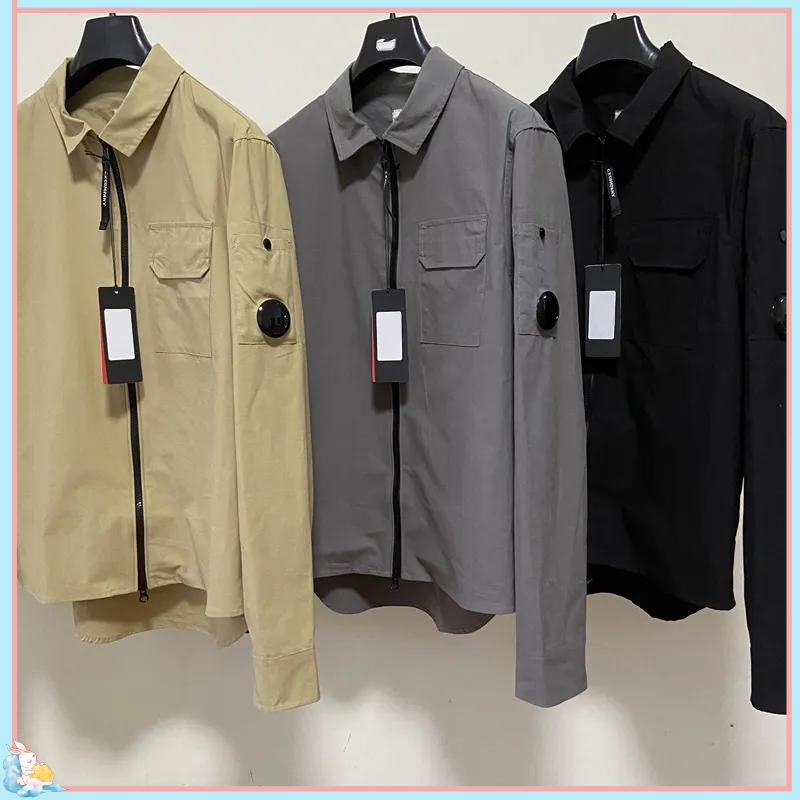 a1 designer hoodie Mens Jacket Coat One Lens Lapel Shirt Jackets Garment Dyed Utility Overshirt Outdoor Men Cardigan Outerwear Clothe XXL