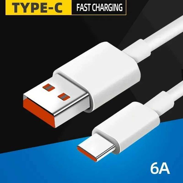 6A Super Fast Charging Data Cable Suitable for Honor TYPE-C Flash Charging Orange Mobile Phone 66W Charging CableLX241113