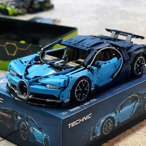 Blocks Super Racing Car High-Tech Buga 1 8 Model Building Blocks Bricks Kids Toys For Children Adults Christmas Birthday Gifts Y2501125PQK