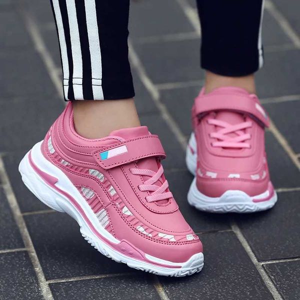 Tennis Fashion Childrens Sports Sapatos de esportes de inverno Brand Boys Running Shoes Running Shoes Casual Blindable Sports Sapatos M24121