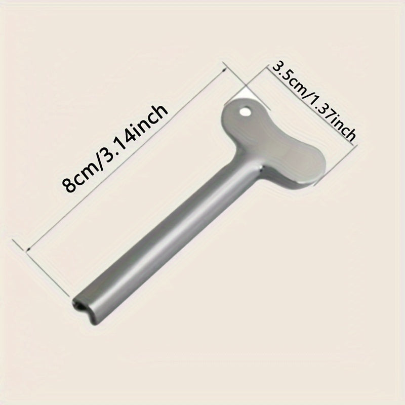 TEMU Portable Stainless Steel Squeezer For Toothpaste Or Condiments - No Electricity Required