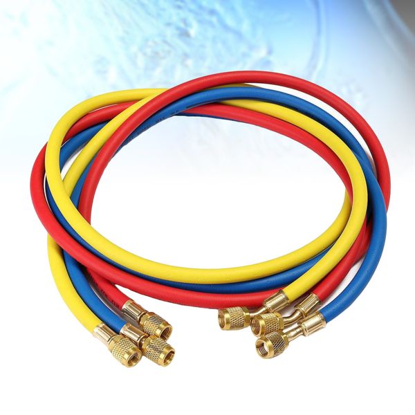 Inch Car 60 Cooler Refrigerant Hoses Accessories Automotive Hvac Gauge Hose Portable Hose Air Conditioner Hose Tricolor