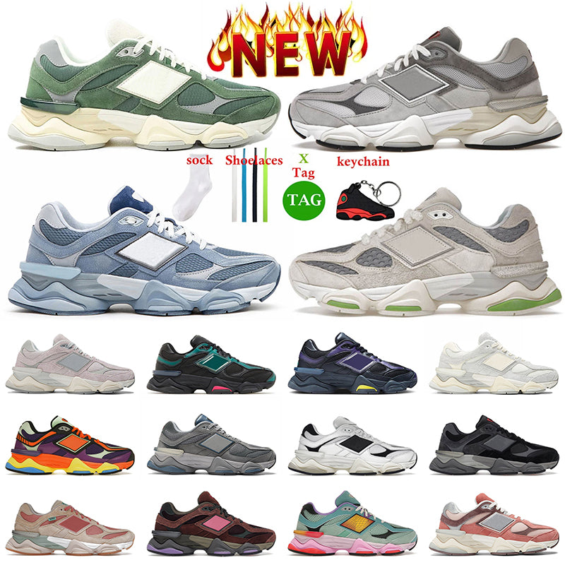 9060 new shoes designer Quartz Grey Green Suede bb 9060 Mowalola Burglarwear Sea Salt Bricks Wood b9060 Men Women Trainers 9060s Plate-forme Sneaker