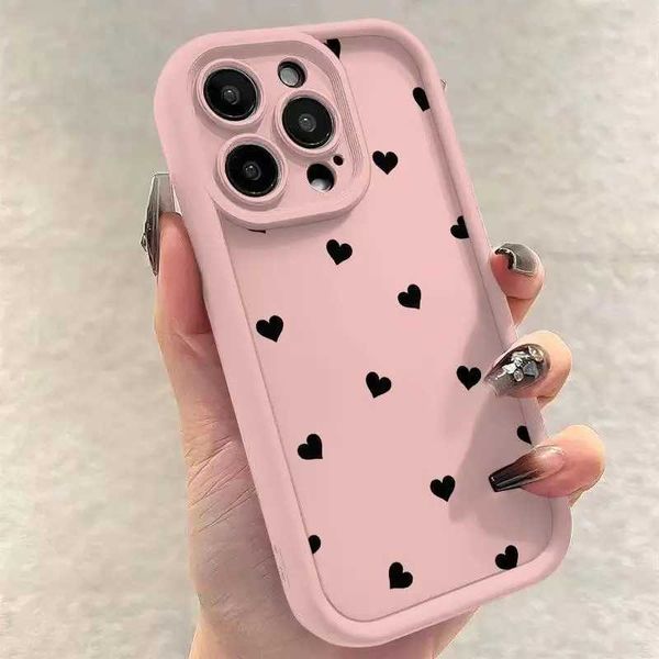 A Loving Printout Phone Case For iPhone 11 12 13 14 15 16 Pro Max XS X XR 7 8 Plus SE SE2 Shockproof Candy Soft Cover P240914