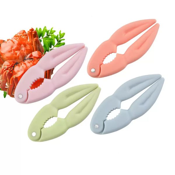 Crab Lobster Seafood Tools Crab Crackers Lobster Cracker Stainless Steel Crab Lobster Clamps Nut Walnut Clips Kitchen Tools