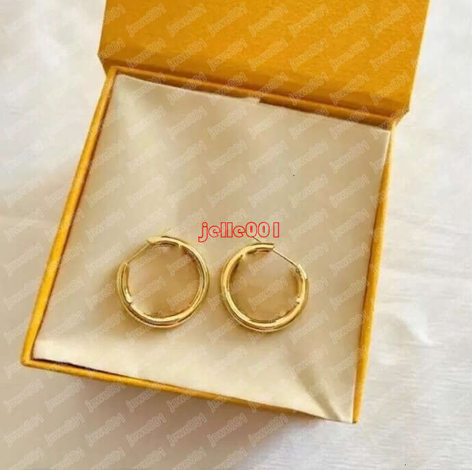 Women Hoop Earrings Premium Gold Diamond Earring Designer Stud Earring Luxury Hoops Brand Letter Design Earrings Fashion Jewelry With Box